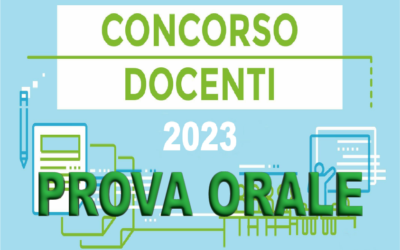Corso di accompagnamento alla Prova Orale del Concorso a Cattedra Docenti 2023